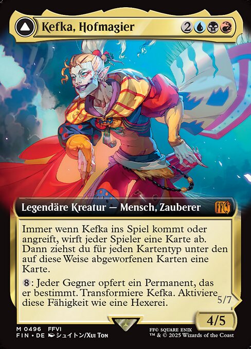 Kefka, Court Mage // Kefka, Ruler of Ruin