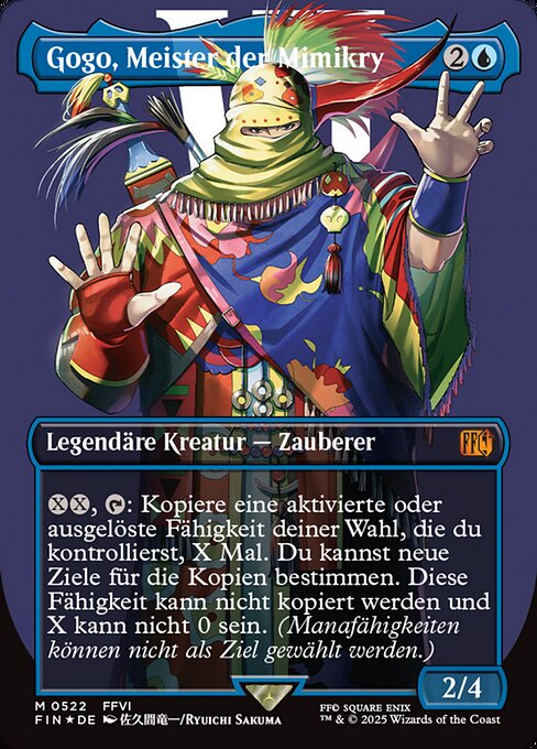 Gogo, Meister der Mimikry