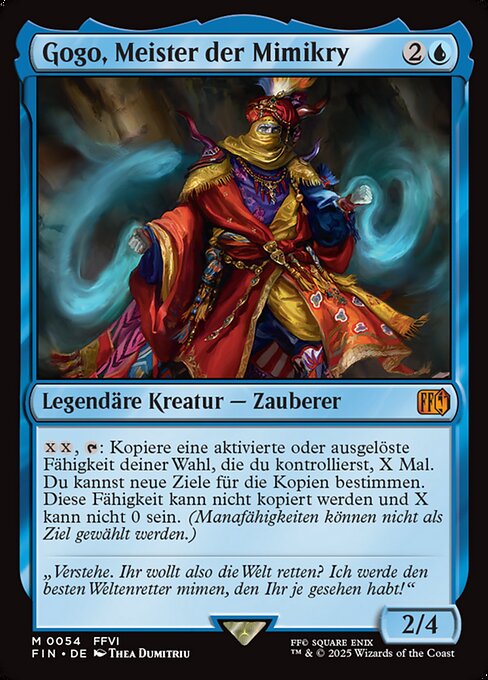 Gogo, Master of Mimicry