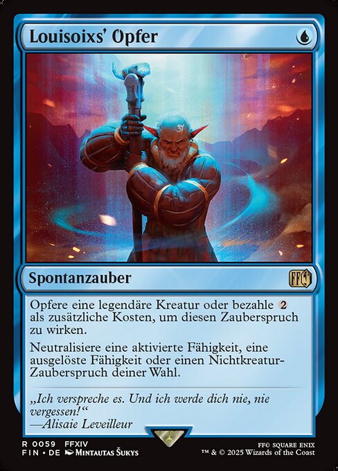 Louisoix's Sacrifice
