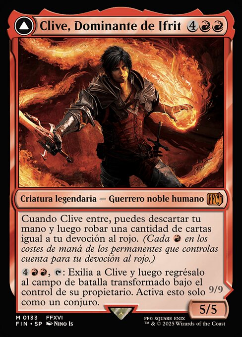 Clive, Ifrit's Dominant // Ifrit, Warden of Inferno