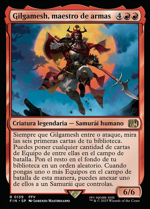 Gilgamesh, Master-at-Arms