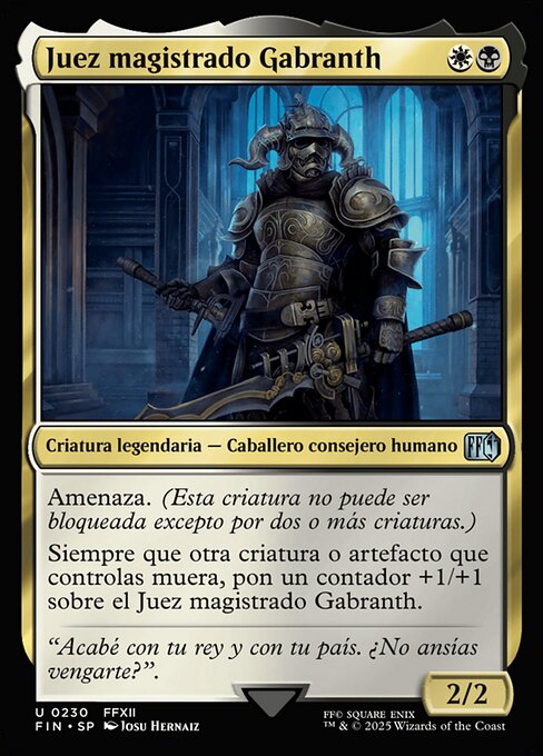 Judge Magister Gabranth