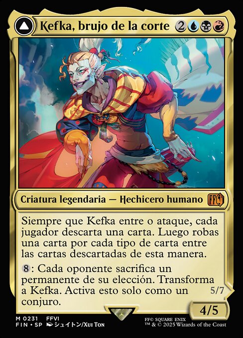Kefka, Court Mage // Kefka, Ruler of Ruin