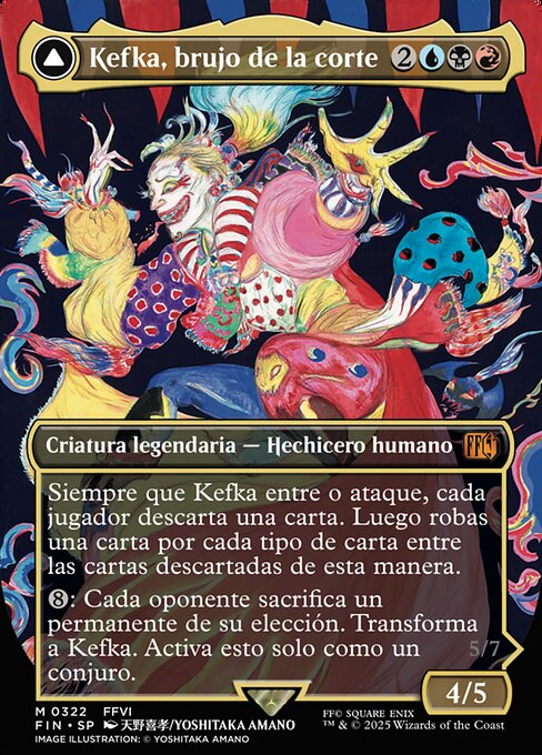 Kefka, Court Mage // Kefka, Ruler of Ruin