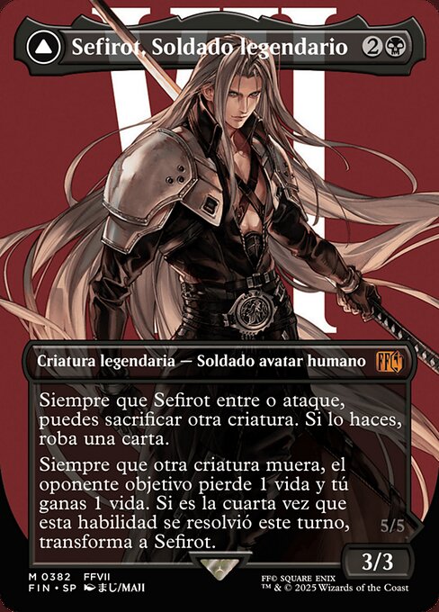 Sephiroth, Fabled SOLDIER // Sephiroth, One-Winged Angel