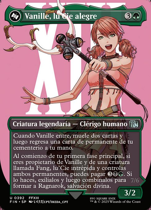 Vanille, lu'Cie alegre