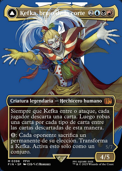 Kefka, Court Mage // Kefka, Ruler of Ruin