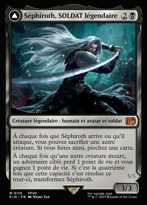 Sephiroth, Fabled SOLDIER // Sephiroth, One-Winged Angel