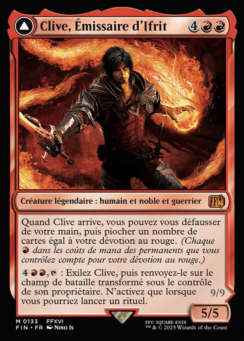Clive, Ifrit's Dominant // Ifrit, Warden of Inferno