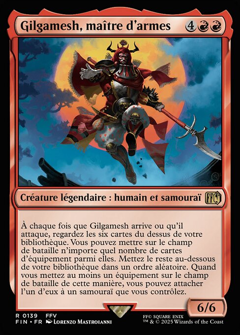 Gilgamesh, Master-at-Arms