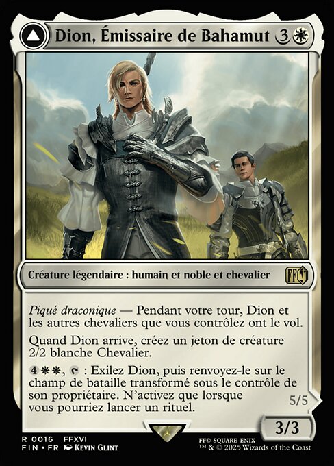 Dion, Bahamut's Dominant // Bahamut, Warden of Light