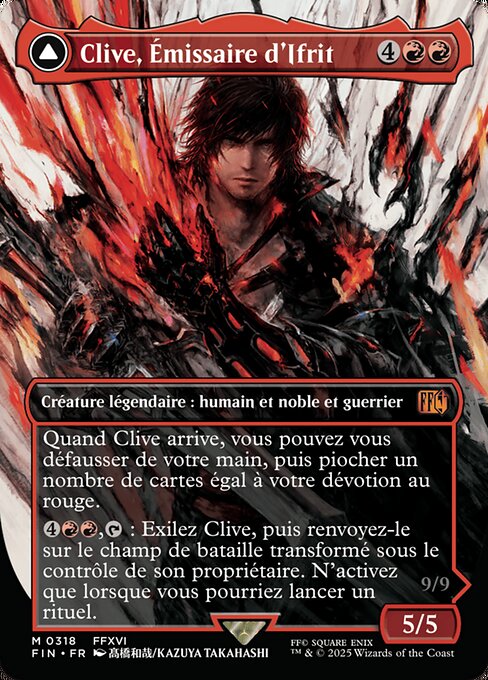 Clive, Ifrit's Dominant // Ifrit, Warden of Inferno