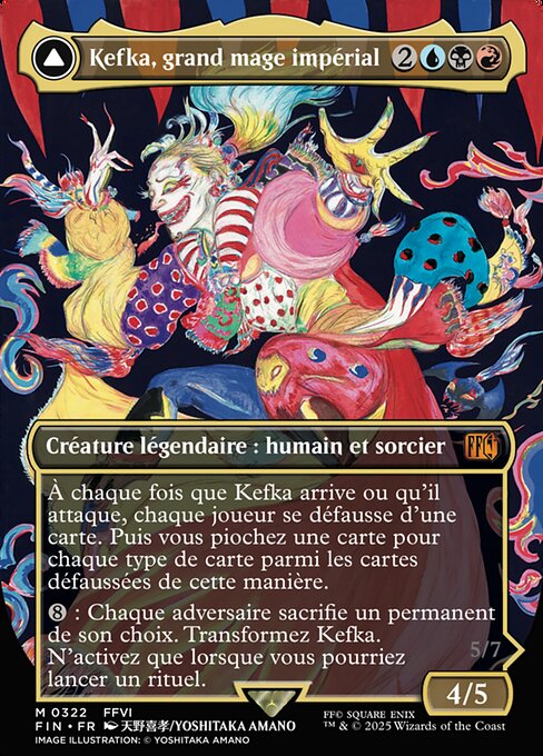 Kefka, Court Mage // Kefka, Ruler of Ruin