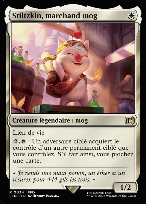 Stiltzkin, Moogle Merchant