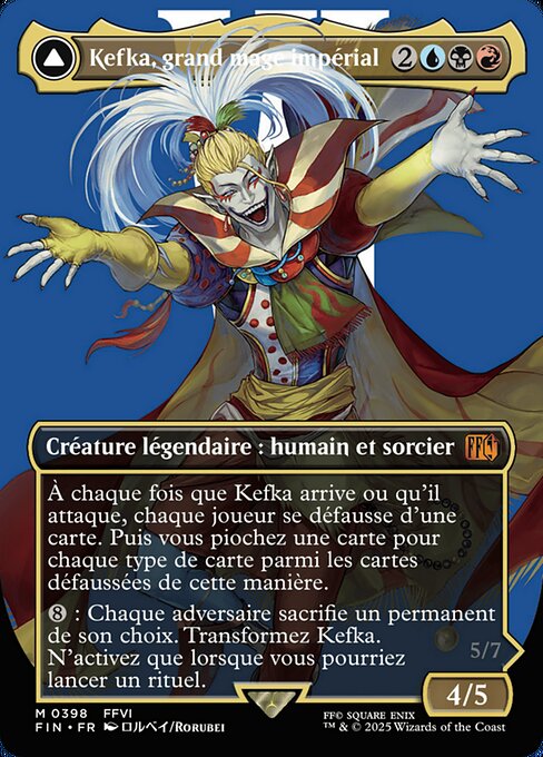 Kefka, Court Mage // Kefka, Ruler of Ruin