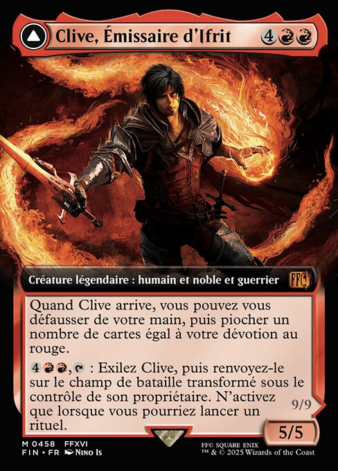 Clive, Ifrit's Dominant // Ifrit, Warden of Inferno