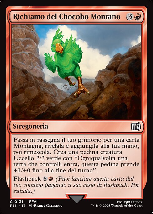 Call the Mountain Chocobo