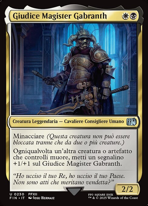 Judge Magister Gabranth