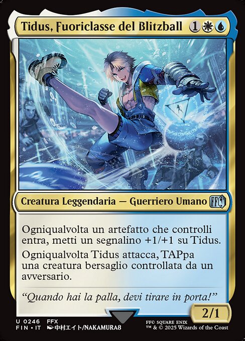 Tidus, Blitzball Star
