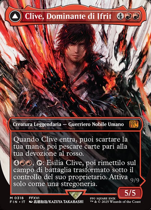 Clive, Ifrit's Dominant // Ifrit, Warden of Inferno