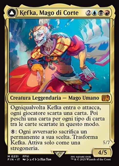 Kefka, Court Mage // Kefka, Ruler of Ruin