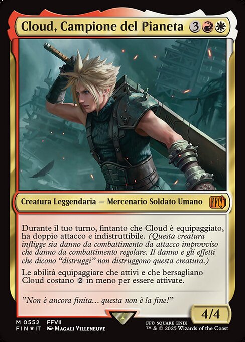 Cloud, Planet's Champion