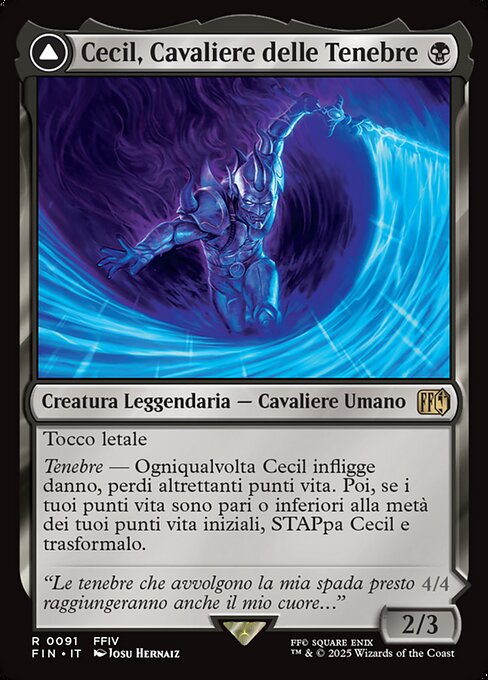 Cecil, Dark Knight // Cecil, Redeemed Paladin