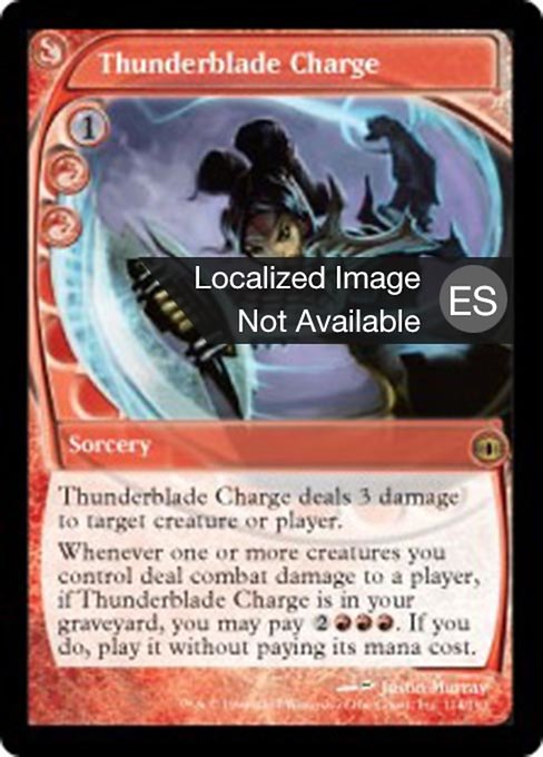 Carga de la hoja de trueno