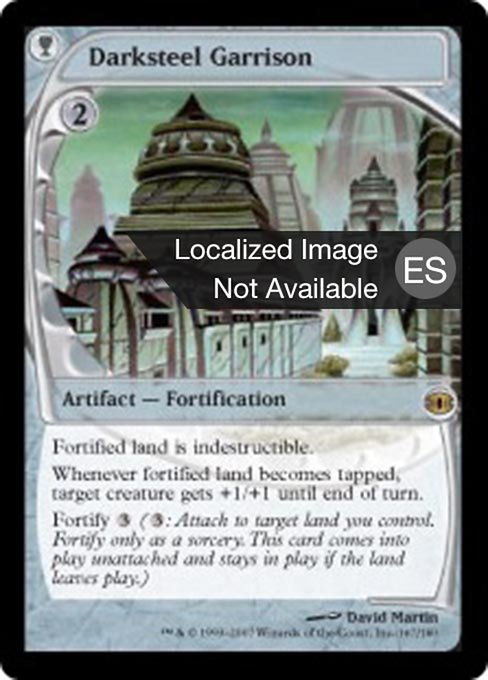 Fuerte de acero oscuro