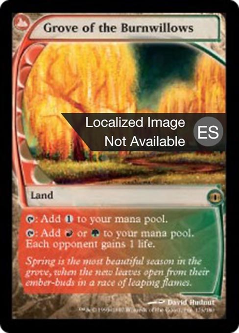 Arboleda de los sauces ardientes