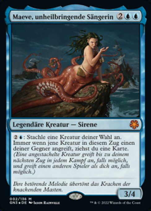 Maeve, unheilbringende Sängerin