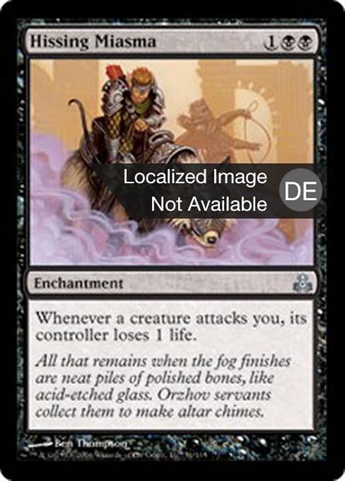 Auszischendes Miasma