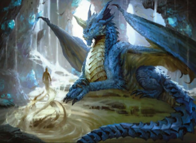 Young Blue Dragon // Sand Augury