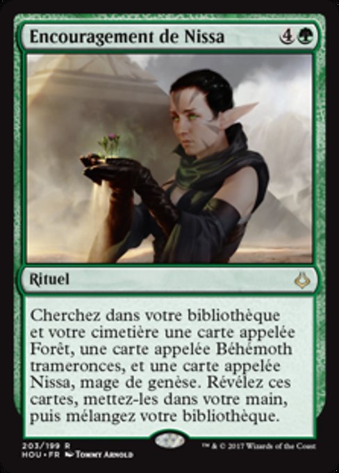 Encouragement de Nissa