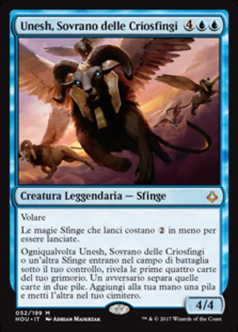Unesh, Criosphinx Sovereign