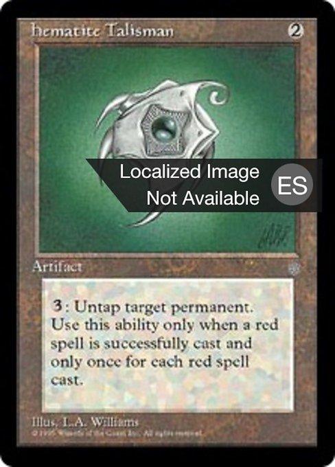 Talismán de hematites