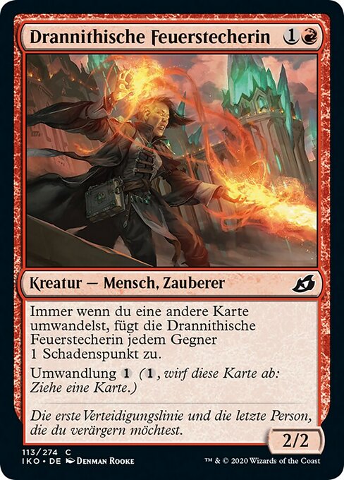 Drannithische Feuerstecherin