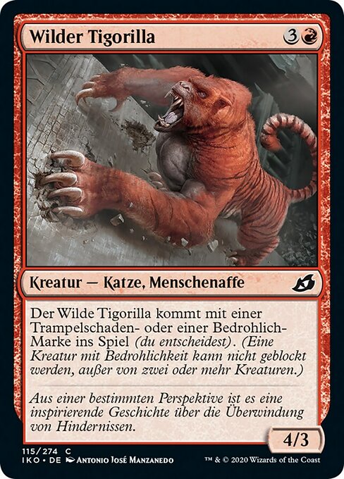 Wilder Tigorilla