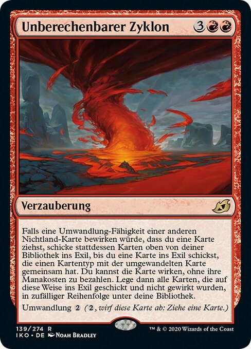 Unberechenbarer Zyklon