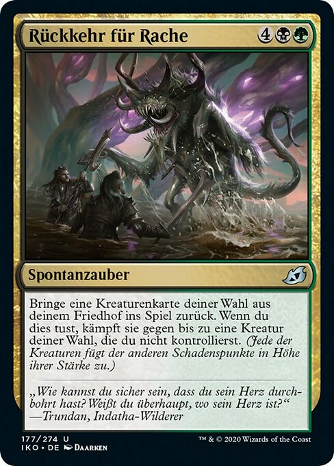 Rückkehr für Rache