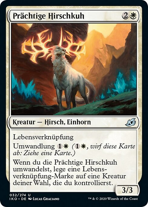 Prächtige Hirschkuh