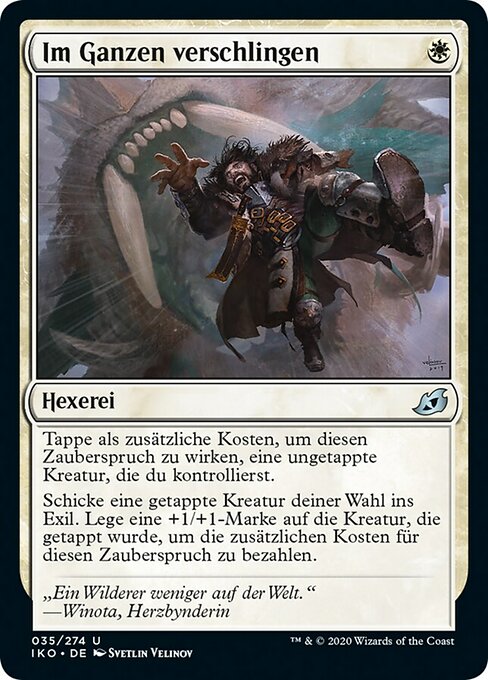 Im Ganzen verschlingen