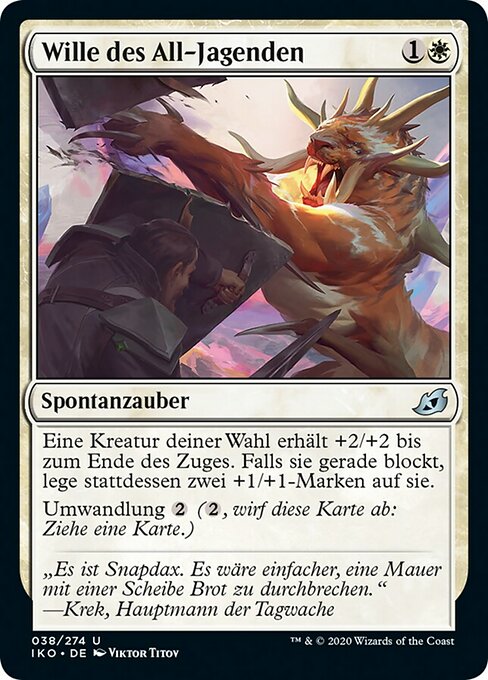 Wille des All-Jagenden