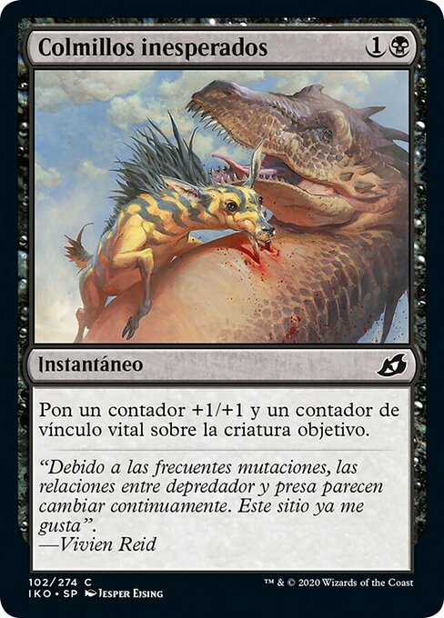 Colmillos inesperados