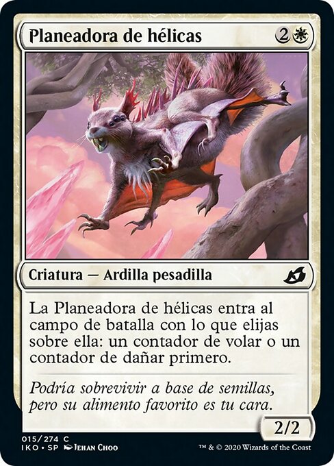 Planeadora de hélicas