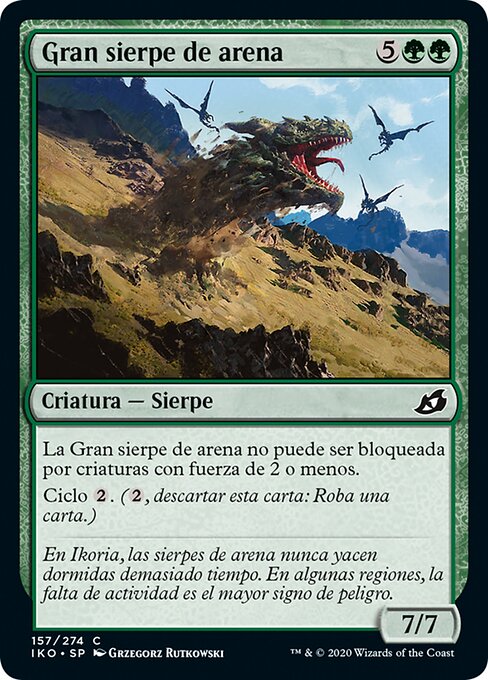 Gran sierpe de arena