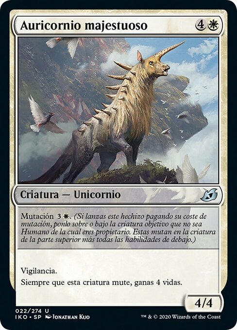 Auricornio majestuoso