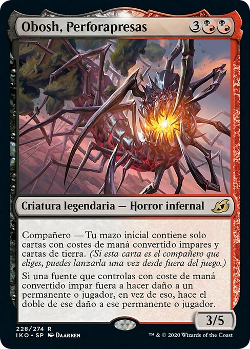 Obosh, Perforapresas