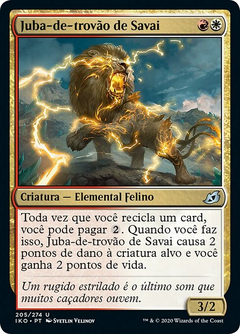 Juba-de-trovão de Savai